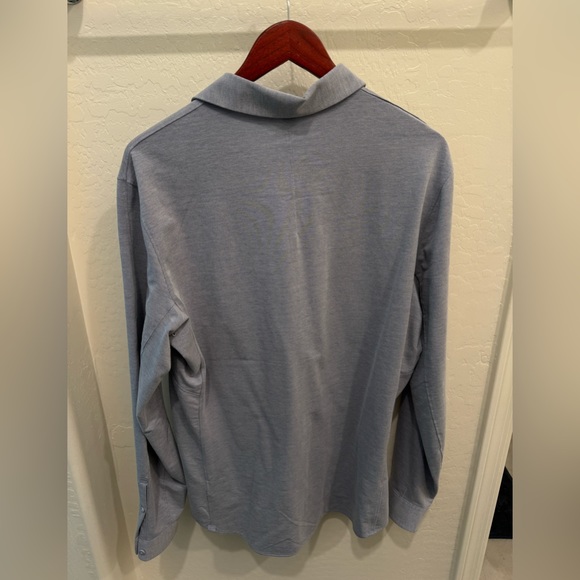 Lululemon Men’s Commission Long Sleeve Shirt in Blue - Size L - Picture 3 of 3